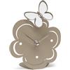 Arti&Mestieri orologio farfallina decorato Sabbia in Ferro 13x17cmh