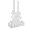 Arti&Mestieri Porta bicchieri floreale di design Fior di Loto Bianco marmo
