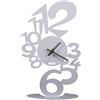 Arti&Mestieri orologio lupin tavolo Alluminio in Ferro 17x6Px28cmh