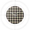 Arti&Mestieri orologio nudo piccolo pied de poule nero Bianco ,pied de poule nero in Ferro Diametro59cm