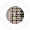 Arti&Mestieri orologio nudo piccolo tartan Bianco ,tartan in Ferro Diametro59cm