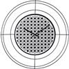 Arti&Mestieri orologio nudo piccolo vienna Nero ,bianco in Ferro Diametro59cm