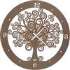 Arti&Mestieri orologio portafortuna grande albero della vita Oro e bronzo in Ferro Diametro55cm