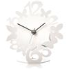 Arti&Mestieri orologio sciame farfalline Bianco in Ferro 14x15cmh