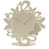 Arti&Mestieri orologio sciame farfalline Sabbia in Ferro 14x15cmh