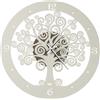Arti&Mestieri Orologio da parete particolare Albero della Vita piccolo Bronzo e avorio