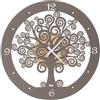 Arti&Mestieri Orologio da parete particolare Albero della Vita piccolo Oro laccato e fango