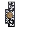 Arti&Mestieri Orologio di design da parete Vogue Nero,oro laccato