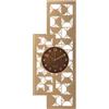 Arti&Mestieri orologio vogue Oro laccato ,caramello industrial in Ferro 34,5x90Hcm