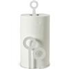 Arti&Mestieri Porta rotoli da cucina Bollicine Bianco marmo