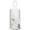Arti&Mestieri Porta rotolo da cucina Fior di Loto Bianco marmo