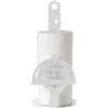 Arti&Mestieri Porta rotolo da cucina A tavola non si invecchia Bianco marmo