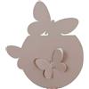 Arti&Mestieri Porta umidificatore di design Farfalle Beige
