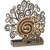 Arti&Mestieri Porta zampirone di design Albero della Vita da tavolo Bronzo