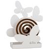 Arti&Mestieri Porta Zampirone Farfalle da tavolo Bianco marmo