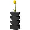 Arti&Mestieri Vaso portafiore decorativo Memphis Nero