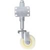 Wakects Ruota per Cancello in Nylon, 4 Pollici, Rotella Girevole a Molla Resistente, Capacità di Carico 199,6 kg