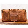 Fatto a mano Borsone da viaggio in vera pelle bagaglio weekend borsone in pelle offerta Ca...