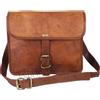 Fatto a mano Borsone piccolo rotondo marrone vintage originale da viaggio borsone palestra...