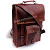 Fatto a mano Nuova borsa da uomo in pelle vintage borsa a tracolla messenger 11 a 16 polli...