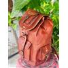 Fatto a mano Zaino borsa in pelle ingombrante 20" zaino laptop marrone capra viaggio uomo ...