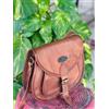 Fatto a mano Borsa semplice vintage vera capra borsa a tracolla pelle marrone messenger tr...