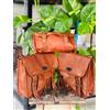 Fatto a mano Borsa da moto nera originale Goat Made By Expert Satchel regalo a sorpresa