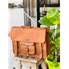 Fatto a mano Borsa a mano 15" in pelle di prima scelta vintage per laptop messenger valige...
