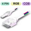 Tuya Connettore Impermeabile per LED RGB COB a 4 pin da Striscia ad Alimentazione