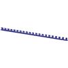 OFFICER PRODUCTS Dorsi per rilegatura, formato A4, 12 mm (95 fogli), 100 pezzi, blu/presentazione/tipo 21 anelli/spirale/materiale-plastica/colore-blu/formato A4/dimensione 12 mm