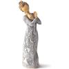 Willow Tree Music Speaks (pelle più chiara), figura scolpita dipinta a mano, blu, altezza 17,8 cm