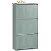 SoBuy FSR165-H Scarpiera a 3 patta scarpiera stretta con 6 superfici di ripiani cassettiera per scarpe