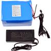 PACCO BATTERIA LITIO 24 VOLT 50000mAh 50Ah 24V RICARICABILE 185x125x120mm G4E3