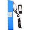 AFTERTECH PACCO BATTERIA PILA 24V 15000mAh 15Ah RICARICABILE LITIO 408x71x38mm G4E1