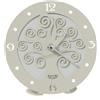 Arti&Mestieri bomboniera orologio albero della vita Bianco e avorio in Ferro 13cmdidiametro