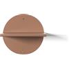 Arti&Mestieri consolle mensola moderna pois Mocha mousse in Ferro 30 (18cm di profondità)