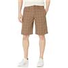 Dickies Flex Regular Fit Plaid Flat Front 11in Shorts Pantaloncini Casual, Fungo, 36 Uomo