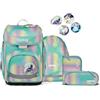 ergobag cubo set zaino scolastico ergonomico classico 5 pezzi prima elementare