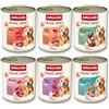 animonda GranCarno Original Adult 6 x 800 g - Selezione Gustosa (Manzo/Cuore/Tacchino/Agnello/Cervo/Salmone)