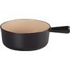 Le Creuset Casseruola savoiarda in ghisa vetrificata, 24 cm, Nero Matt, 20007240002460