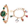 TIME100 Orologio Donna con Bracciale, Orologio da Polso Mini Rotondo Impermeabile 30M, Set Regalo Elegante con Quadrante Colorato, Gioiello per Uso Quotidiano e Occasioni Speciali