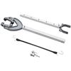 VEVOR Protezione per Poppa, Kit di Utensili Protezione per Poppa per Barche Regolabile da 60,96-91,44 mm Resistente alla Corrosione, per Motori Fuoribordo Sotto 100 CV Adatta a Scooter e Rimorchi