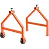 VEVOR Supporto per Bobine di Filo, Capacità di Carico ca. 99,79 kg, Carrello per Cavi Portatile, Supporto Mobile per Bobine con Ruote, per Uso Elettrico Industriale e al Dettaglio 135 x 420 mm