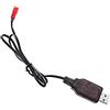 YUNIQUE GREEN-CLEAN-POWER - Caricatore USB 4.8V MH Ni-CD per Batterie Giocattoli Controllo Remoto | Cavo JST 2P | Protezione da Carica e Corto Circuito | Adatto per Drone, Aereo, Quadricottero