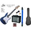 EKO ST-100 MINI CHITARRA ELETTRICA BLU 3/4 PER BAMBINO CON AMPLIFICATORE BORSA +