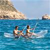 InnovaGoods KAYAK GONFIABILE TRASPARENTE CON ACCESSORI 2 POSTI LEGGERO E RESISTENTE