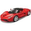Maisto 58108639129 - Modellino da costruire, Ferrari LaFerrari, scala 1:24, Nero/Rosso