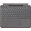 Microsoft Bundle per SURFACE PRO 8/9 Tastiera con Penna Slim Platinum 8X6 00070 Microsoft