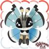 Pokemon Center Originale 666 Peluche Pokémon adatto Vivillon Icy Snow Pattern...
