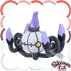 Pokemon Lampadario Pokemon Center originale peluche Pokemon Fit n. 609 Giappone nuovo